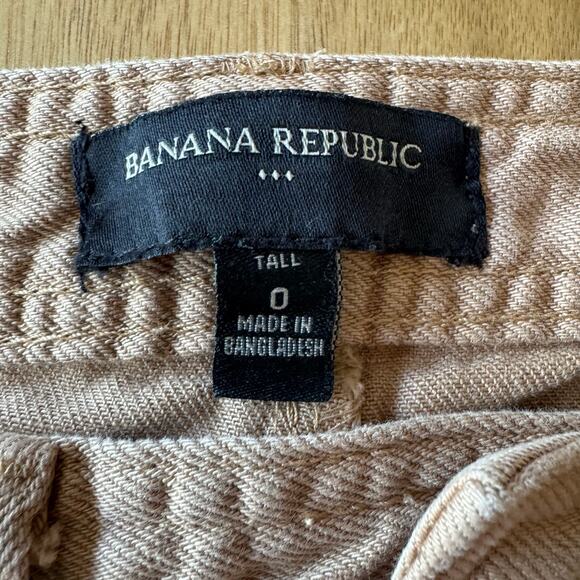 Banana Republic Factory Utility Cargo Pant Size 0 Tan - Picture 3 of 13